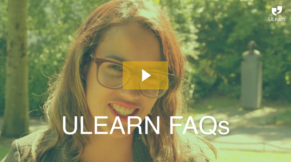 ULearn FAQs - Frequently Asked Questions Video